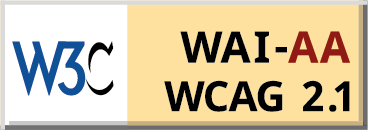 W3C WCAG 2.1 Level AA Compliance Badge